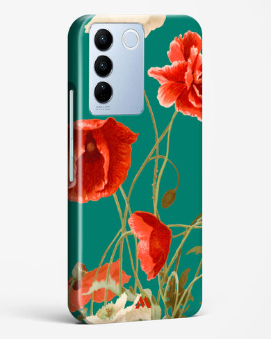 Vintage Poppy Field Hard Case Phone Cover (Vivo)
