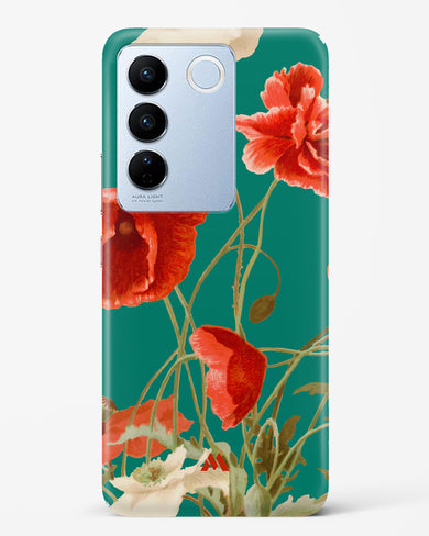 Vintage Poppy Field Hard Case Phone Cover (Vivo)