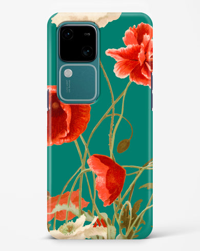 Vintage Poppy Field Hard Case Phone Cover (Vivo)