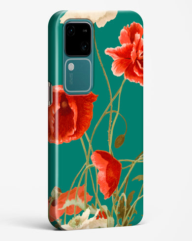 Vintage Poppy Field Hard Case Phone Cover (Vivo)