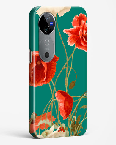 Vintage Poppy Field Hard Case Phone Cover (Vivo)