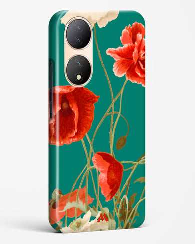 Vintage Poppy Field Hard Case Phone Cover (Vivo)