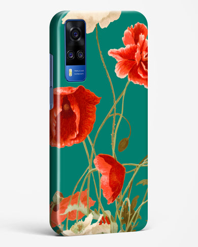 Vintage Poppy Field Hard Case Phone Cover (Vivo)