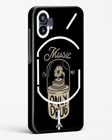 Music the Only Drug Hard Case Phone Cover-(Nothing)