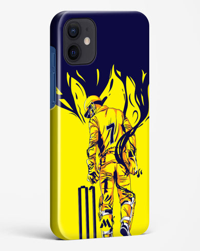 MS Dhoni Greatest Finisher Hard Case Phone Cover-(Apple)