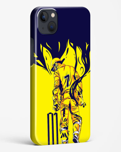 MS Dhoni Greatest Finisher Hard Case Phone Cover-(Apple)