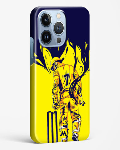 MS Dhoni Greatest Finisher Hard Case Phone Cover-(Apple)