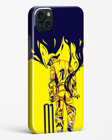 MS Dhoni Greatest Finisher Hard Case Phone Cover-(Apple)