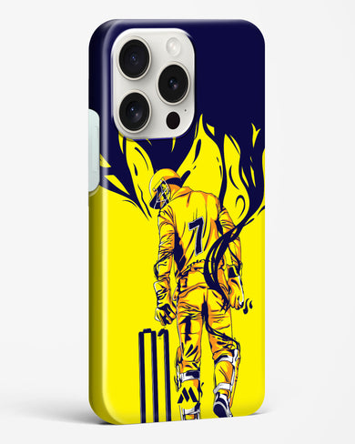 MS Dhoni Greatest Finisher Hard Case Phone Cover-(Apple)