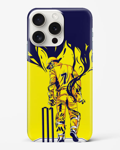 MS Dhoni Greatest Finisher Hard Case Phone Cover-(Apple)