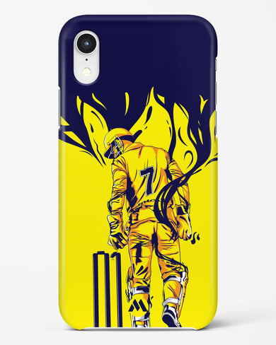 MS Dhoni Greatest Finisher Hard Case Phone Cover-(Apple)