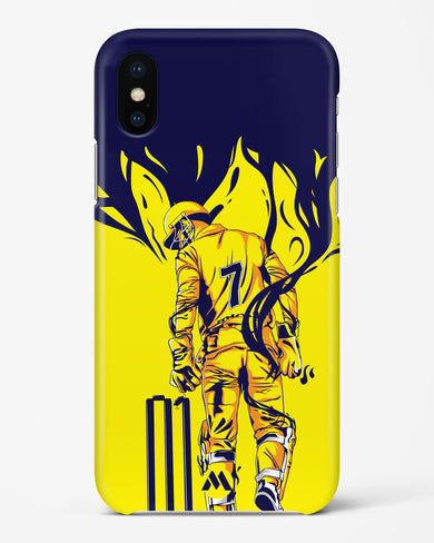 MS Dhoni Greatest Finisher Hard Case Phone Cover-(Apple)