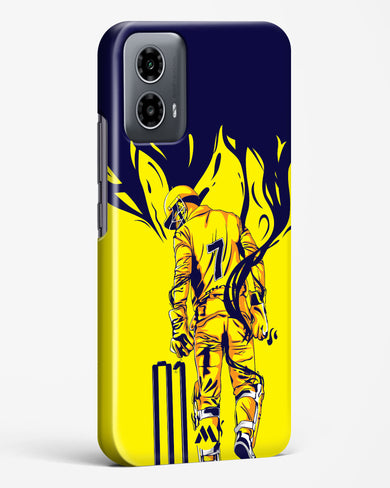 MS Dhoni Greatest Finisher Hard Case Phone Cover (Motorola)