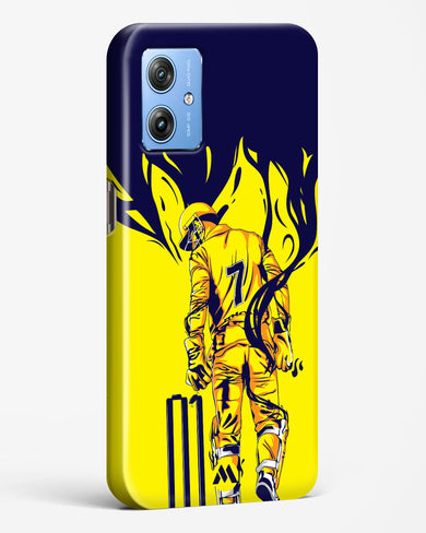 MS Dhoni Greatest Finisher Hard Case Phone Cover (Motorola)