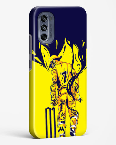 MS Dhoni Greatest Finisher Hard Case Phone Cover (Motorola)