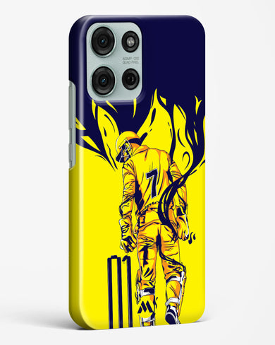 MS Dhoni Greatest Finisher Hard Case Phone Cover (Motorola)