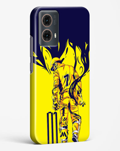 MS Dhoni Greatest Finisher Hard Case Phone Cover (Motorola)