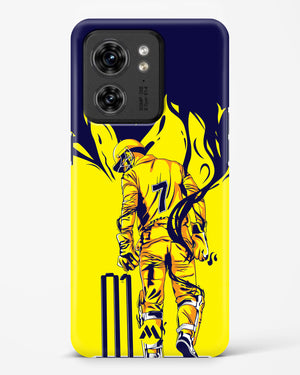 MS Dhoni Greatest Finisher Hard Case Phone Cover (Motorola)