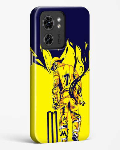 MS Dhoni Greatest Finisher Hard Case Phone Cover (Motorola)