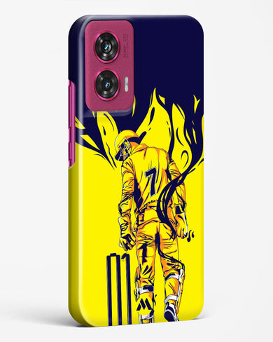 MS Dhoni Greatest Finisher Hard Case Phone Cover (Motorola)