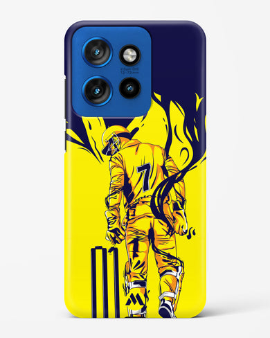 MS Dhoni Greatest Finisher Hard Case Phone Cover (Motorola)