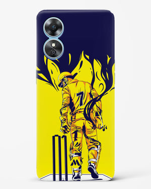 MS Dhoni Greatest Finisher Hard Case Phone Cover-(Oppo)