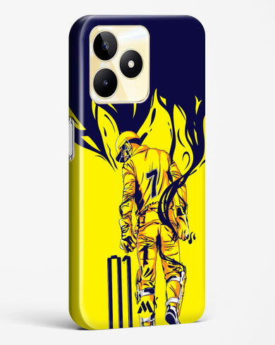 MS Dhoni Greatest Finisher Hard Case Phone Cover-(Realme)