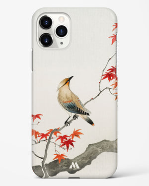 Japanese Plague bird On Maple [Ohara Koson] Hard Case Phone Cover (Apple)
