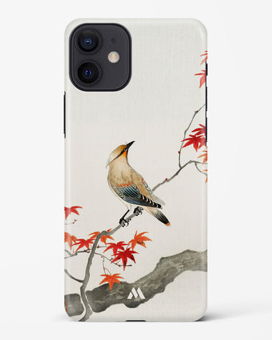 Japanese Plague bird On Maple [Ohara Koson] Hard Case Phone Cover-(Apple)