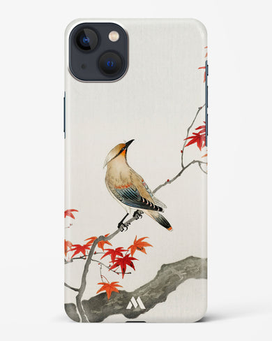 Japanese Plague bird On Maple [Ohara Koson] Hard Case Phone Cover (Apple)