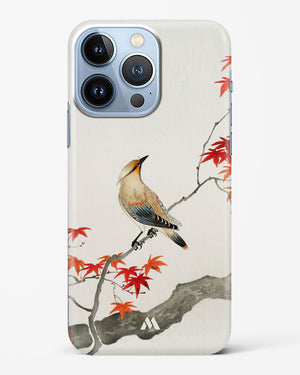 Japanese Plague bird On Maple (Ohara Koson) Hard Case iPhone 13 Pro