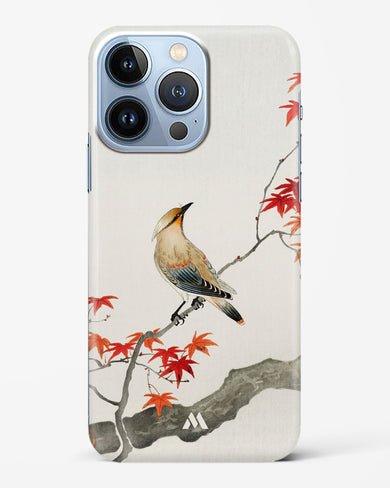 Japanese Plague bird On Maple [Ohara Koson] Hard Case Phone Cover-(Apple)