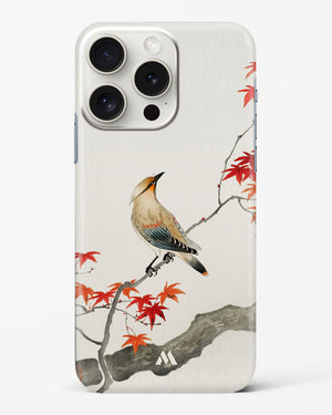 Japanese Plague bird On Maple (Ohara Koson) Hard Case iPhone 15 Pro Max
