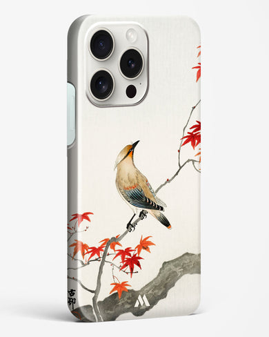 Japanese Plague bird On Maple [Ohara Koson] Hard Case Phone Cover (Apple)