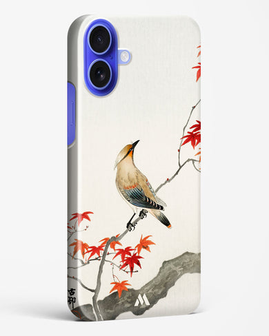 Japanese Plague bird On Maple [Ohara Koson] Hard Case Phone Cover (Apple)