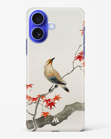 Japanese Plague bird On Maple [Ohara Koson] Hard Case Phone Cover (Apple)