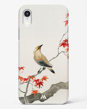 Japanese Plague bird On Maple [Ohara Koson] Hard Case Phone Cover (Apple)