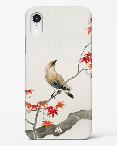 Japanese Plague bird On Maple [Ohara Koson] Hard Case Phone Cover (Apple)
