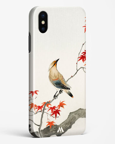 Japanese Plague bird On Maple [Ohara Koson] Hard Case Phone Cover (Apple)