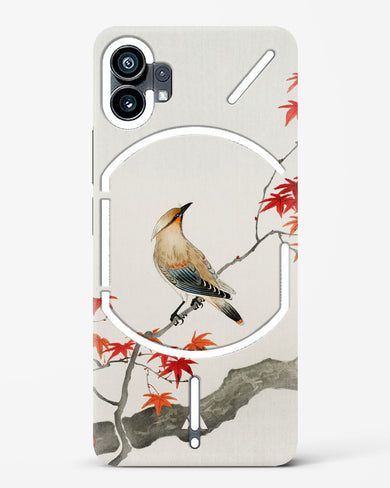 Japanese Plague bird On Maple [Ohara Koson] Hard Case Phone Cover-(Nothing)