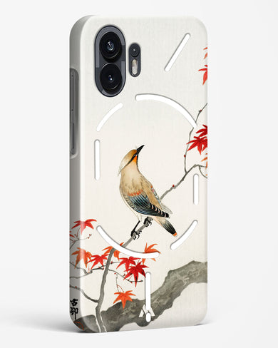 Japanese Plague bird On Maple [Ohara Koson] Hard Case Phone Cover (Nothing)