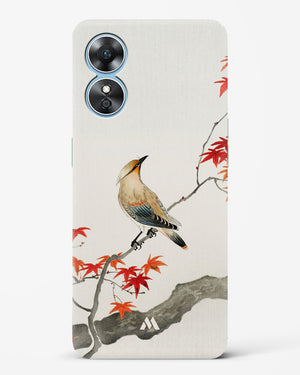 Japanese Plague bird On Maple [Ohara Koson] Hard Case Phone Cover-(Oppo)