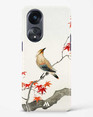 Japanese Plague bird On Maple [Ohara Koson] Hard Case Phone Cover-(Oppo)