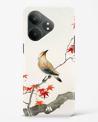 Japanese Plague bird On Maple [Ohara Koson] Hard Case Phone Cover (Realme)