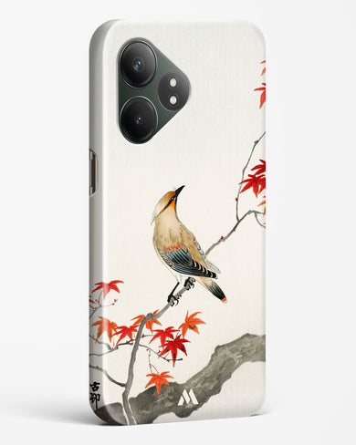 Japanese Plague bird On Maple [Ohara Koson] Hard Case Phone Cover (Realme)