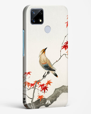 Japanese Plague bird On Maple [Ohara Koson] Hard Case Phone Cover-(Realme)