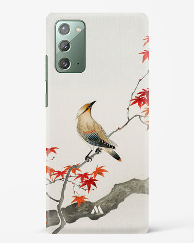Japanese Plague bird On Maple [Ohara Koson] Hard Case Phone Cover (Samsung)