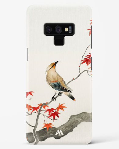 Japanese Plague bird On Maple [Ohara Koson] Hard Case Phone Cover-(Samsung)