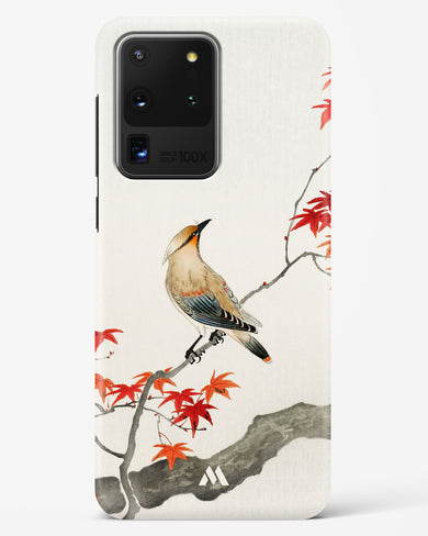 Japanese Plague bird On Maple [Ohara Koson] Hard Case Phone Cover-(Samsung)