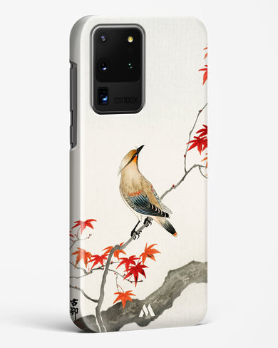 Japanese Plague bird On Maple [Ohara Koson] Hard Case Phone Cover-(Samsung)